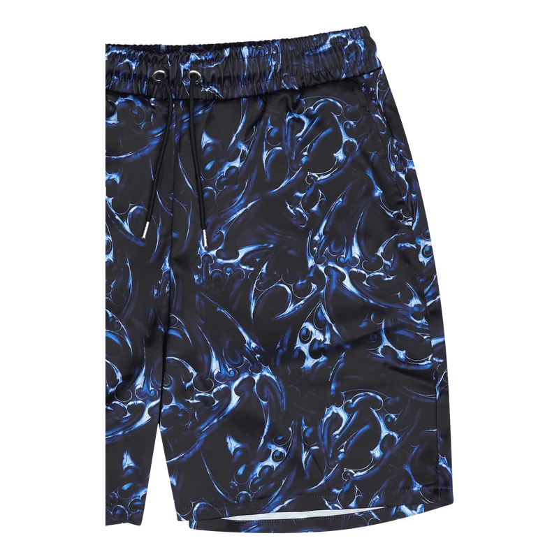 Chrome Tribal Printed Track Sh Blue