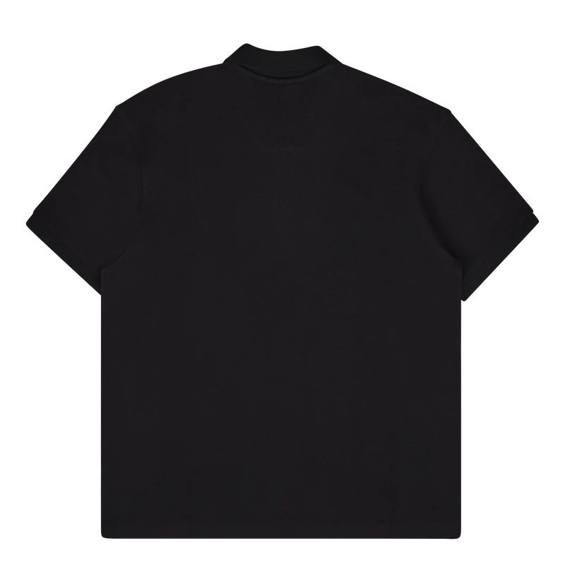 Polo Zip Short Sleeve Black
