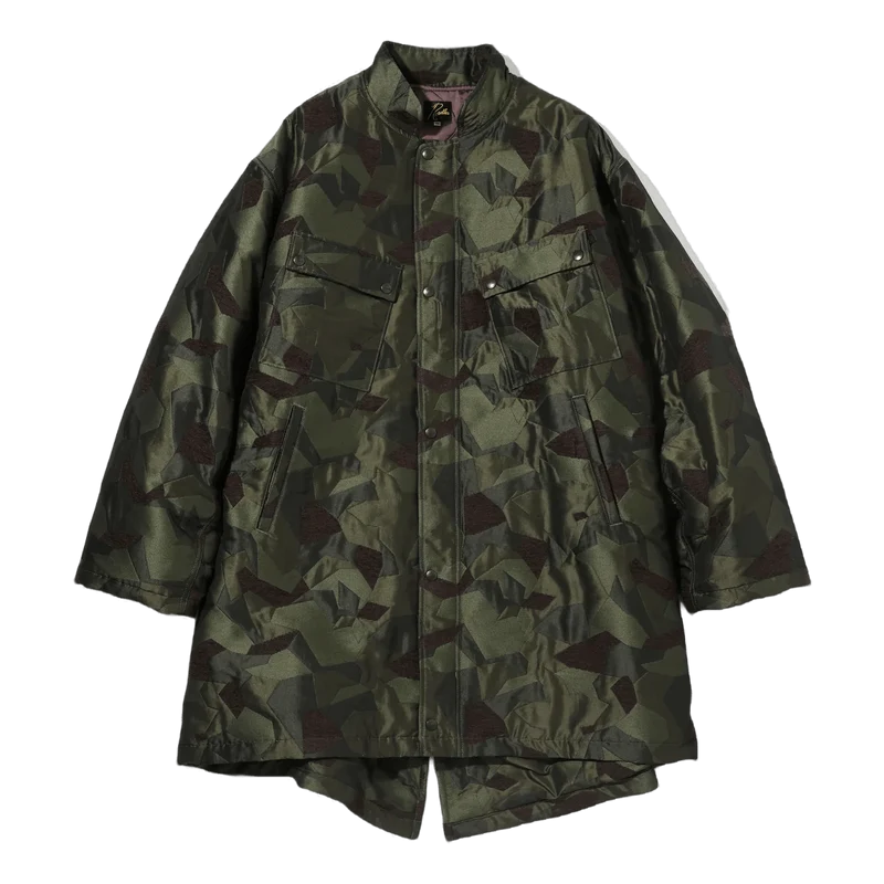 C.p. Coat - Pe/ac Stone Camo J Olive
