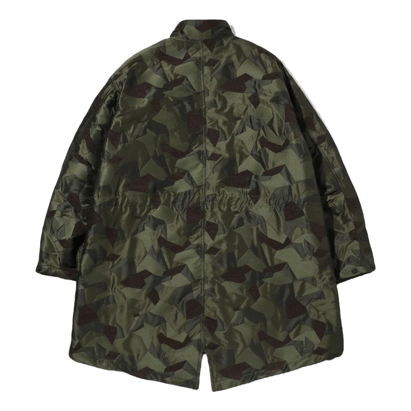 C.p. Coat - Pe/ac Stone Camo J Olive