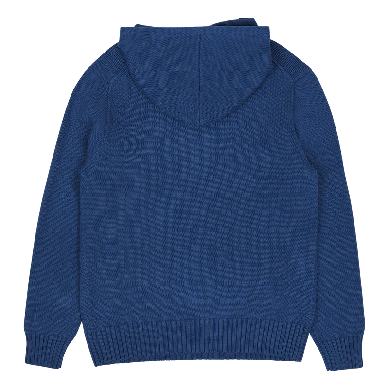 Polo Ralph Lauren Knitted Bear Hoodie Old Royal