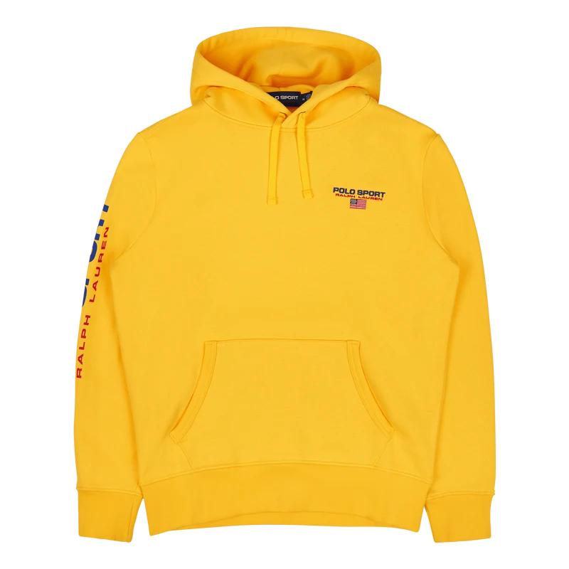 Polo Sport Fleece Hoodie Coast Guard Yellow