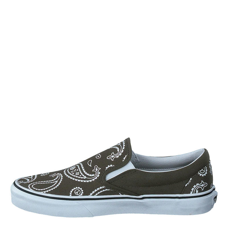 Ua Classic Slip-on (peace Paisley)grplftrwht