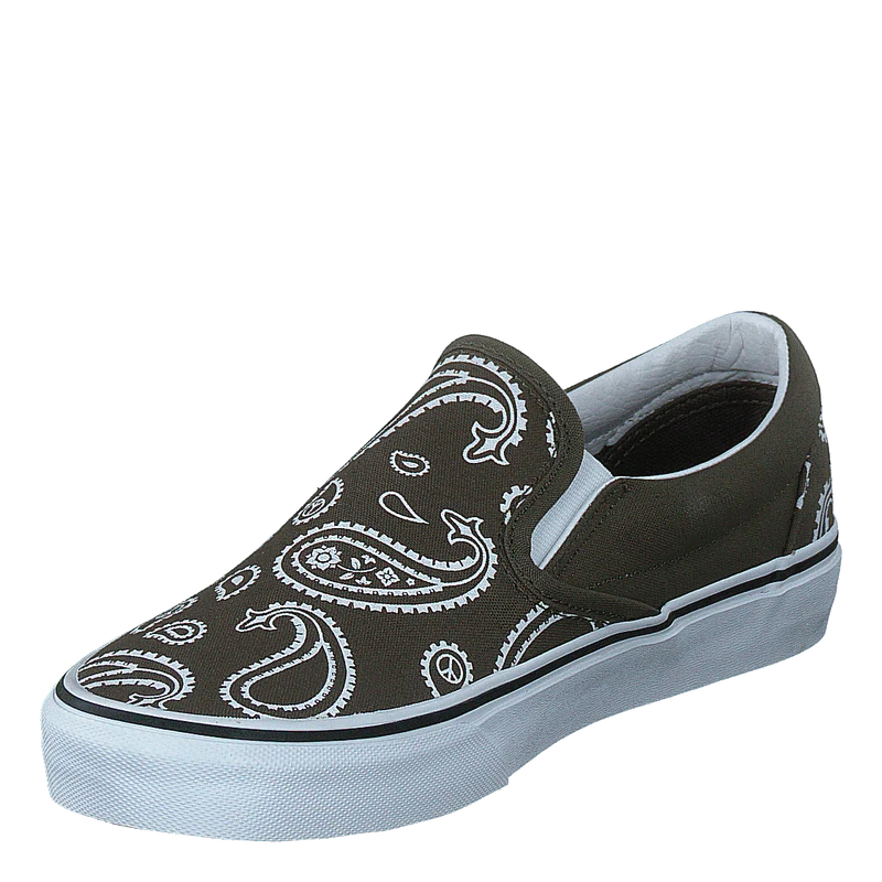 Ua Classic Slip-on (peace Paisley)grplftrwht