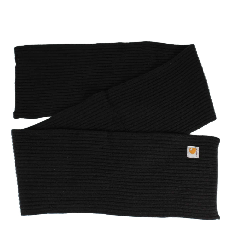Anglin Scarf 80/20% Lambswool/ Black