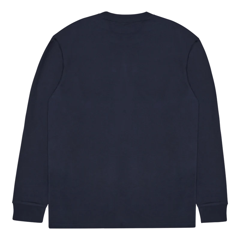 L/s Chase T-shirt 100% Cotton Dark Navy / Gold