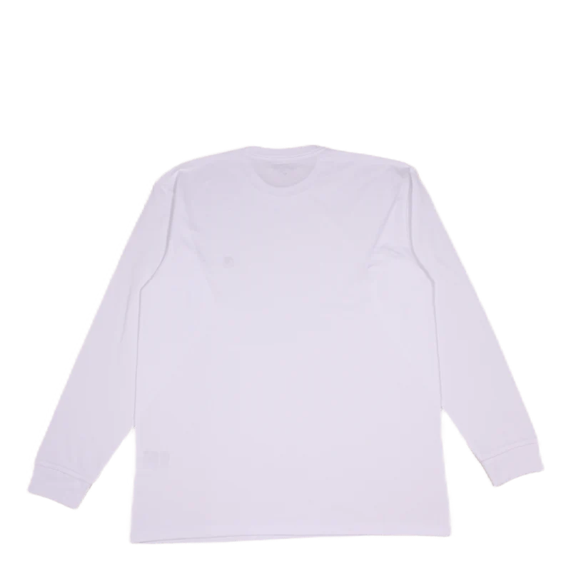 L/s Chase T-shirt 100% Cotton White / Gold