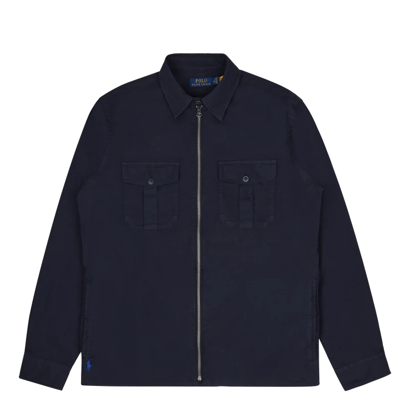 Garment-Dyed Oxford Overshirt