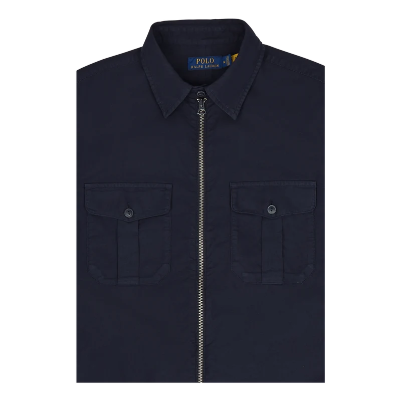 Garment-Dyed Oxford Overshirt