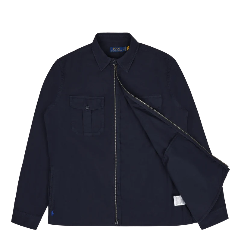 Garment-Dyed Oxford Overshirt