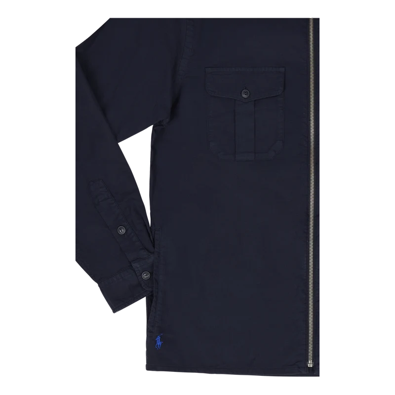 Garment-Dyed Oxford Overshirt