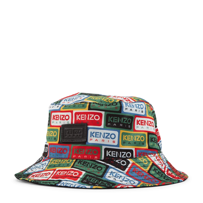 Bucket Hat Kenzo Label Multicolor