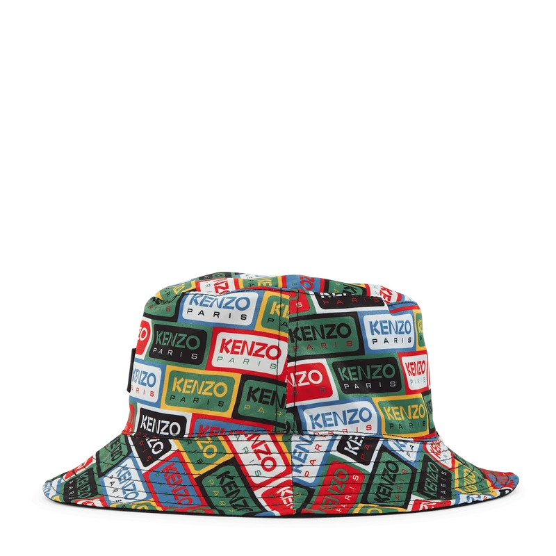 Bucket Hat Kenzo Label Multicolor