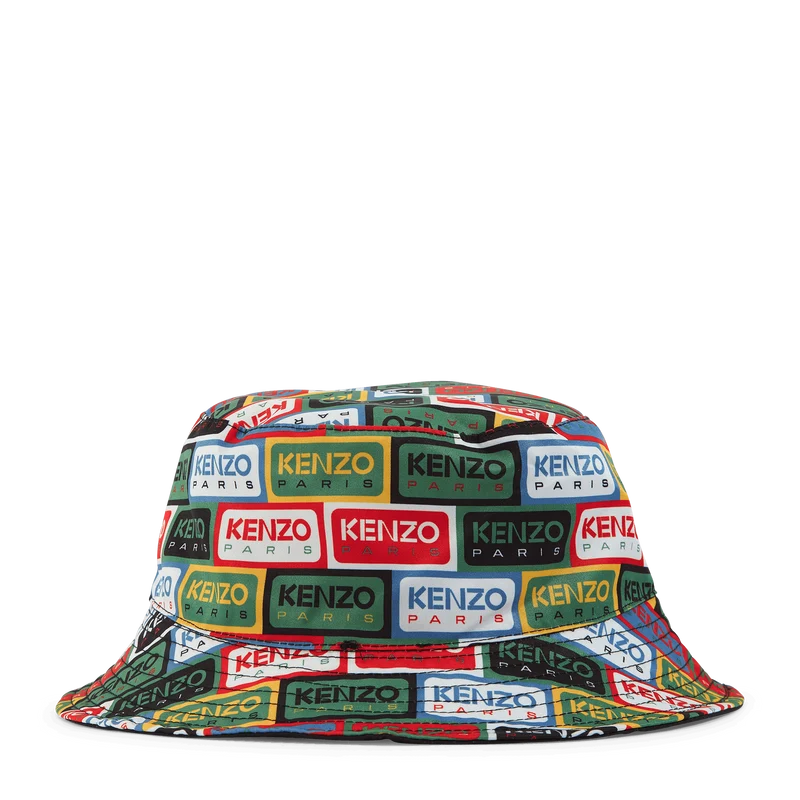 Bucket Hat Kenzo Label Multicolor