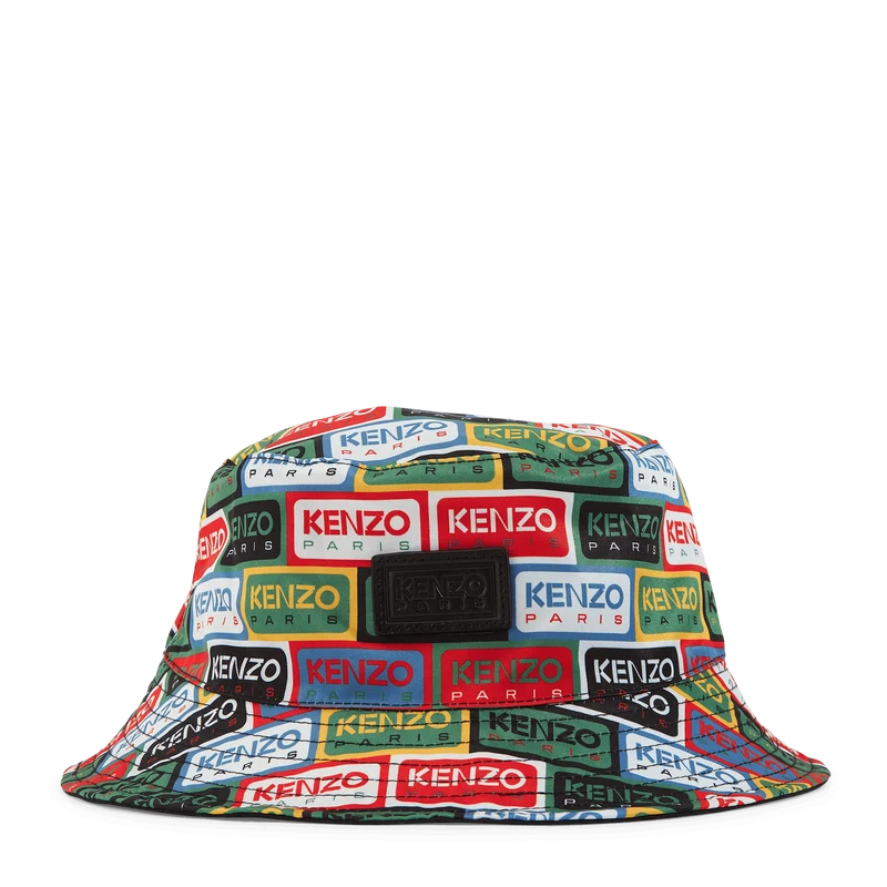 Bucket Hat Kenzo Label Multicolor