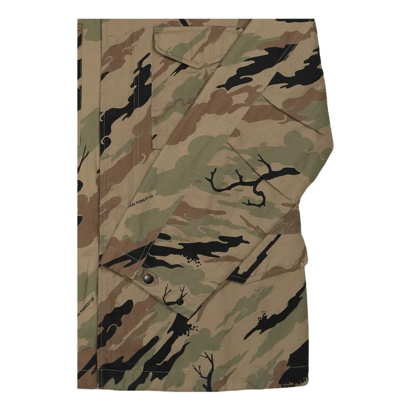 Camo Modified M65 Jacket Cotto Woodland