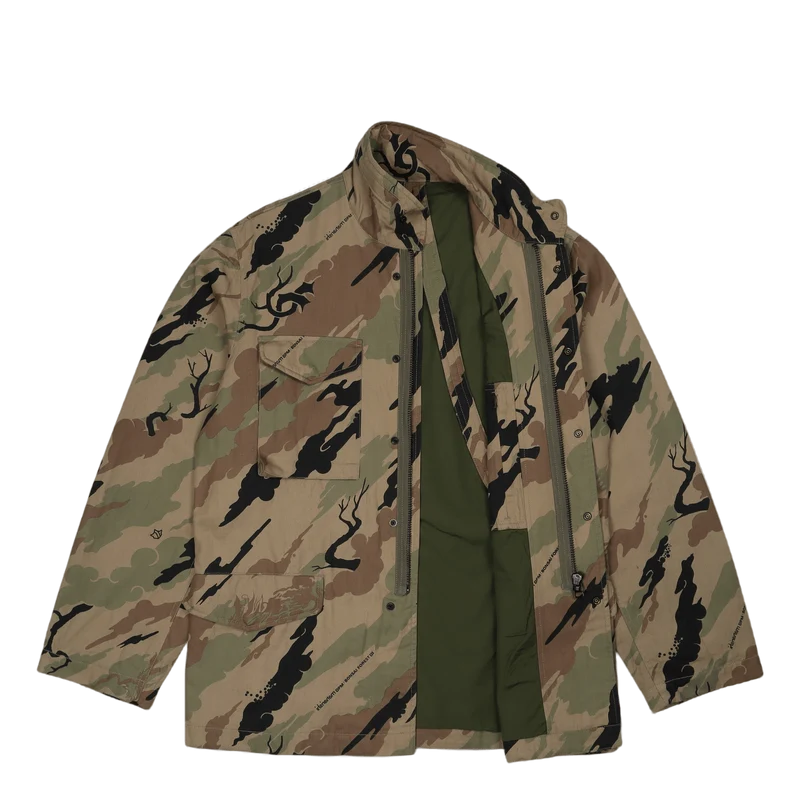 Camo Modified M65 Jacket Cotto Woodland