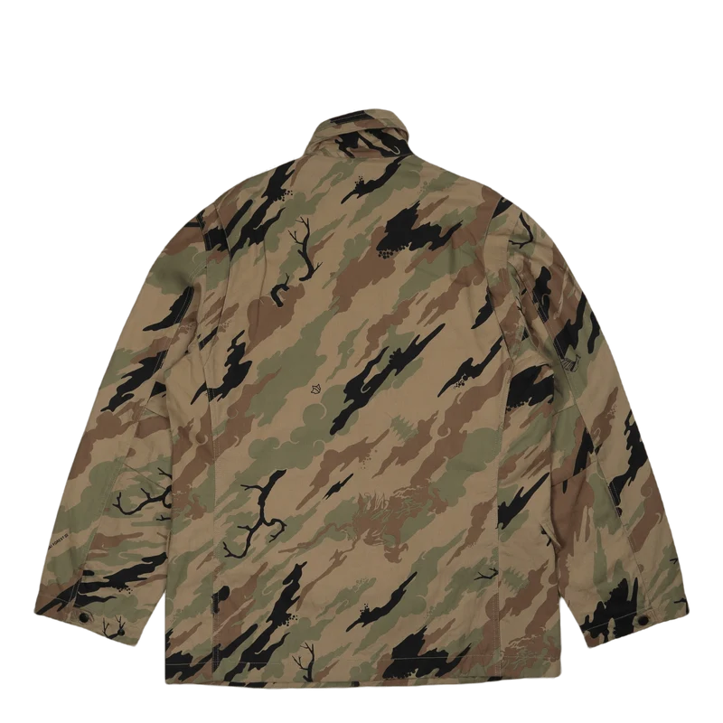 Camo Modified M65 Jacket Cotto Woodland