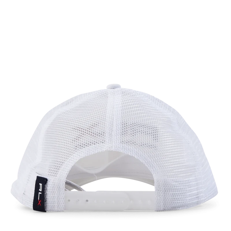 High-Crown Trucker Cap White