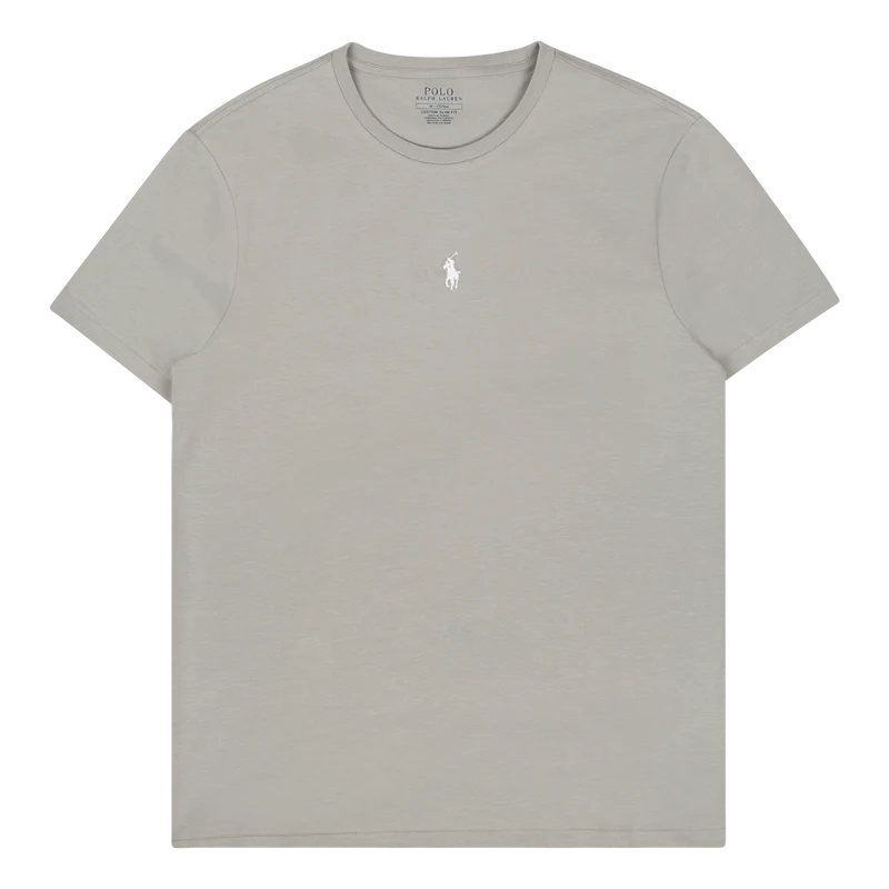 Custom Slim Fit Jersey Crewneck T-Shirt Grey Fog