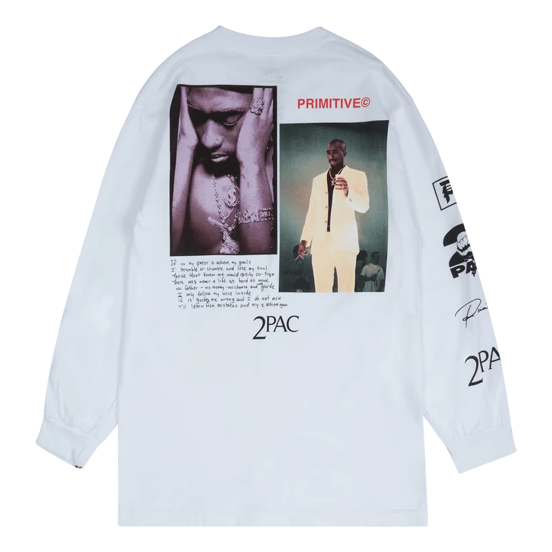 Voice L/s Tee White