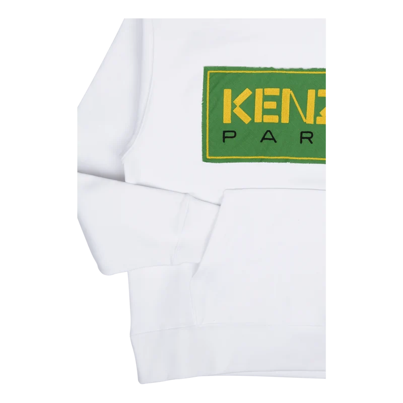 Hoodie Tricolor Kenzo Paris White