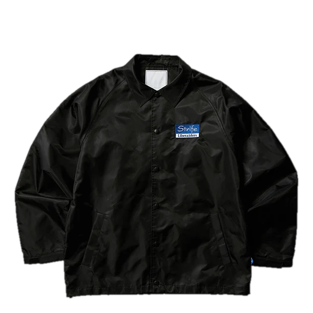 Strife Nylon Coach Jacket Black