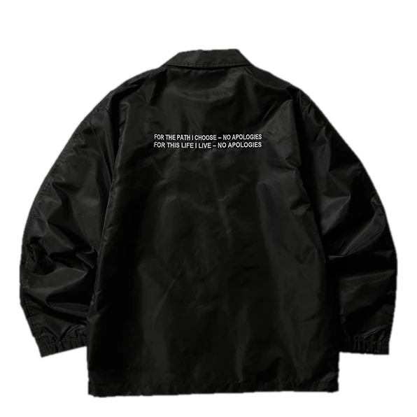 Strife Nylon Coach Jacket Black