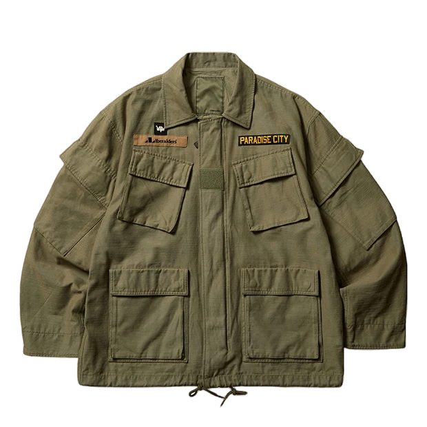 Garmentdyed Tactical Jacket Olive