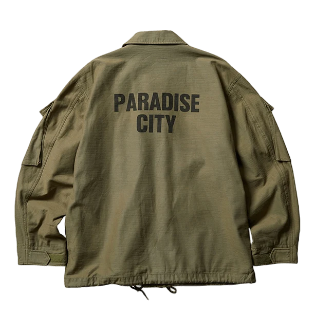 Garmentdyed Tactical Jacket Olive
