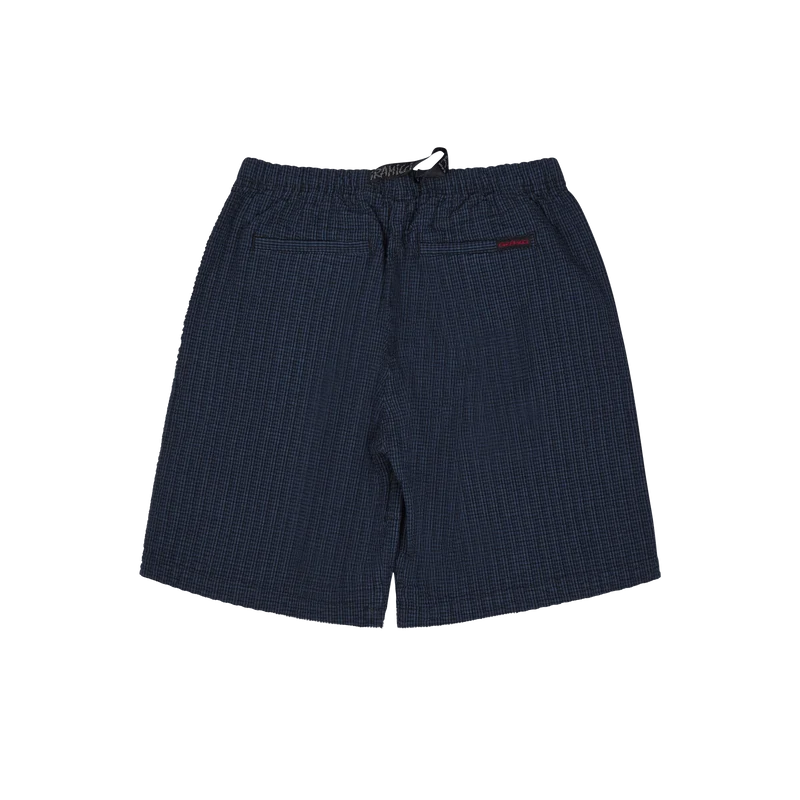 O.g. Seersucker G-short Royal Blue Garment Dyed