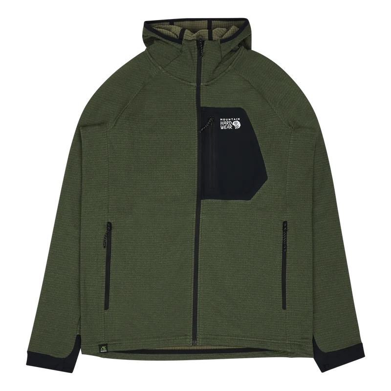Polartec® Power Grid™ Full Zip Surplus Green Heather