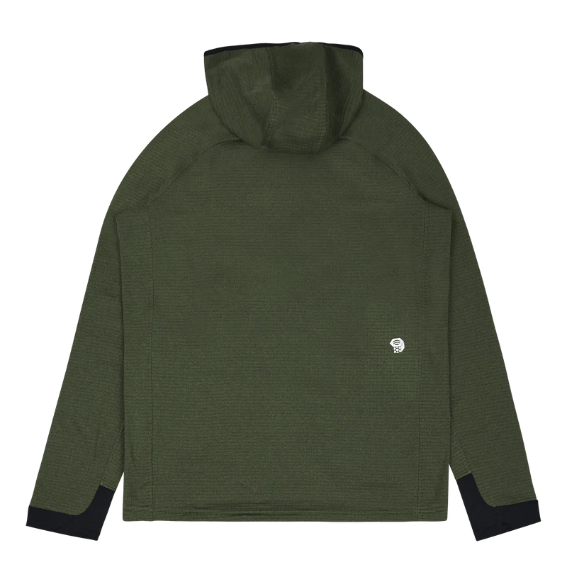 Polartec® Power Grid™ Full Zip Surplus Green Heather