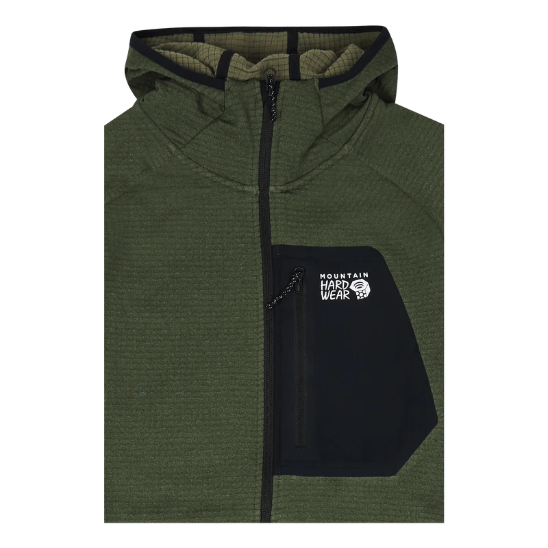 Polartec® Power Grid™ Full Zip Surplus Green Heather
