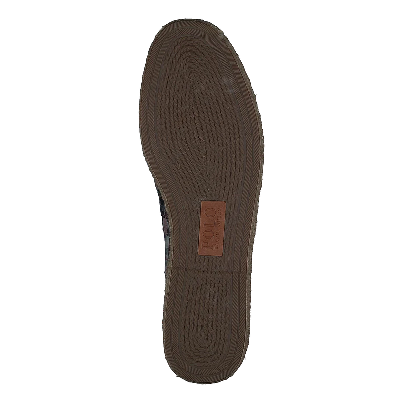 Cevio Crest Madras Espadrille Blue Multi