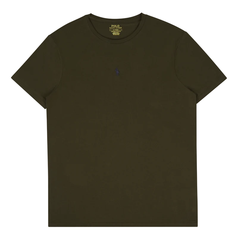 Custom Slim Fit Jersey Crewneck T-Shirt Company Olive