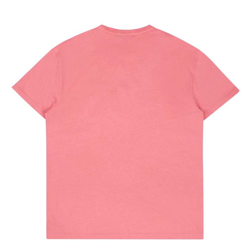 Classic Fit Cotton-Linen Pocket T-Shirt Desert Rose