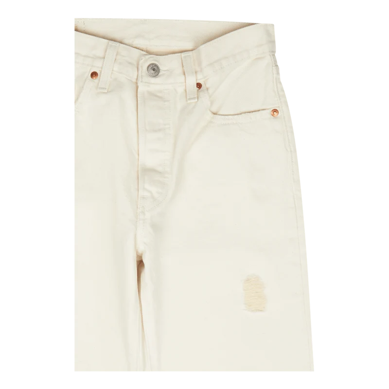 501 Crop Z7309 White Destructed