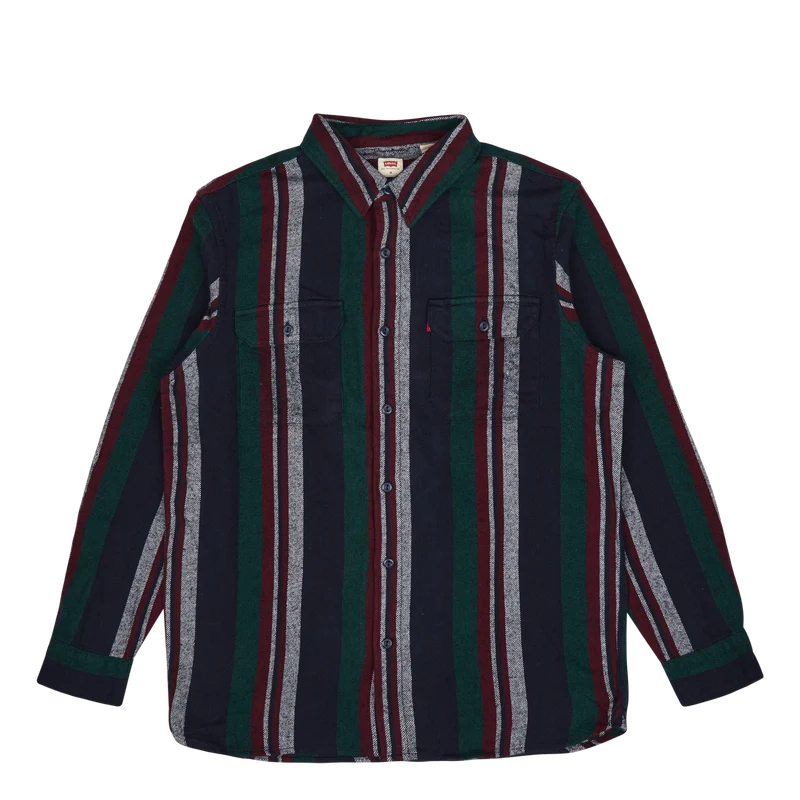 Jackson Worker Gerard Stripe Evergreen