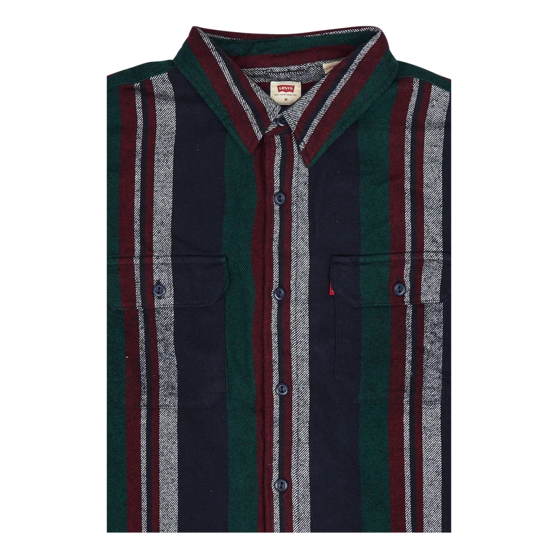 Jackson Worker Gerard Stripe Evergreen