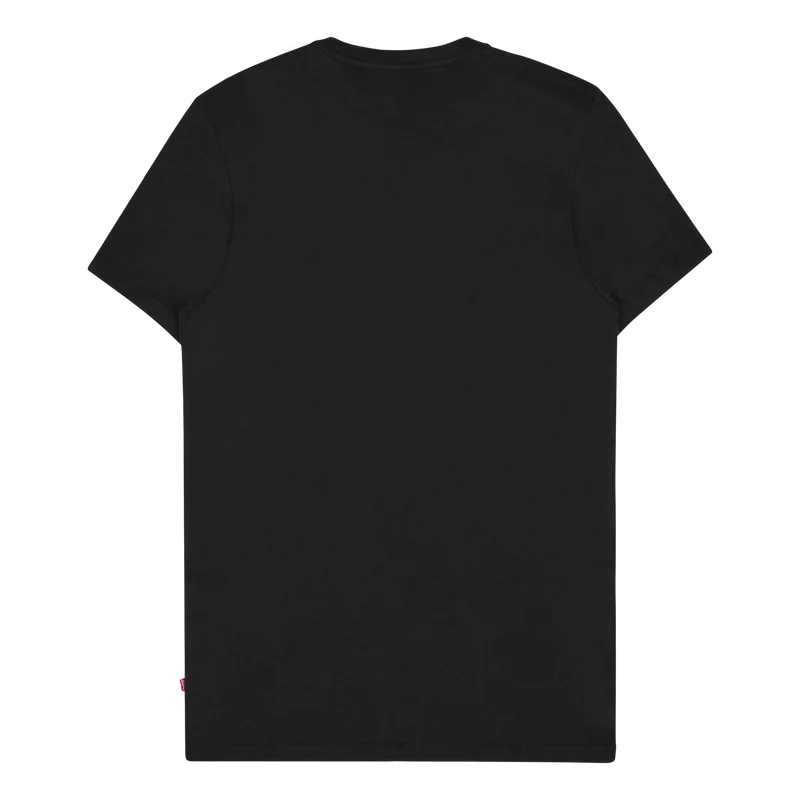 Slim 2pk Crewneck 1 Two-pack Tee Black + Black