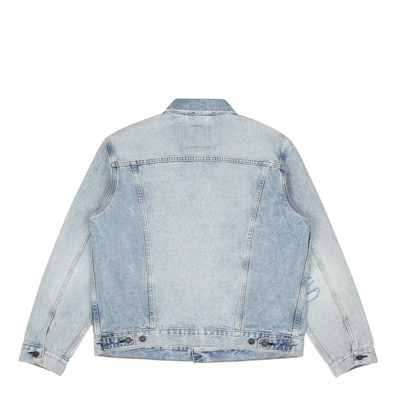 The Trucker Jacket Z8202 Light Indigo Destructed