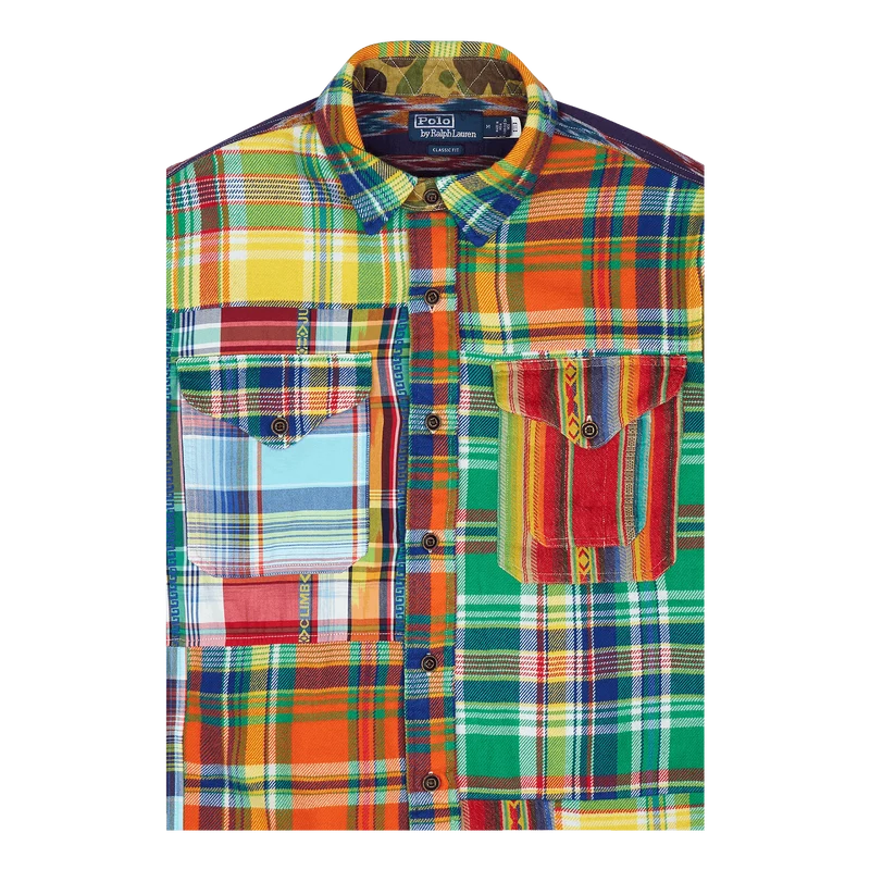 Classic Fit Patchwork Shirt 5869 Voyager Patchwork