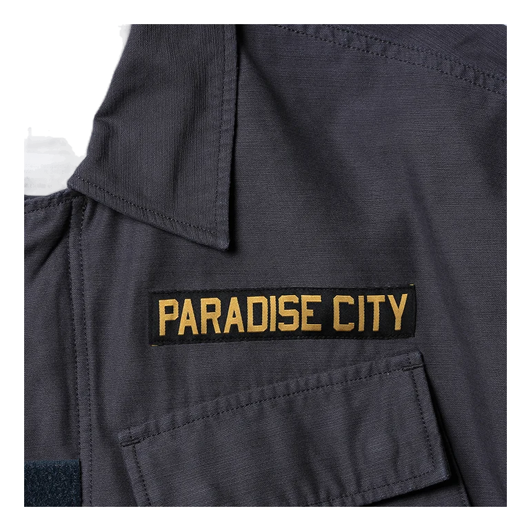 Garmentdyed Tactical Jacket Charcoal