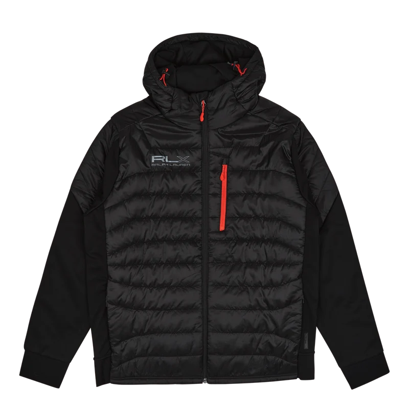 Hybrid Hooded Jacket Polo Black