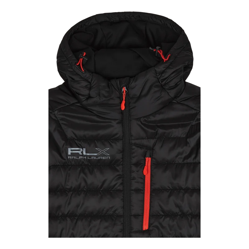 Hybrid Hooded Jacket Polo Black