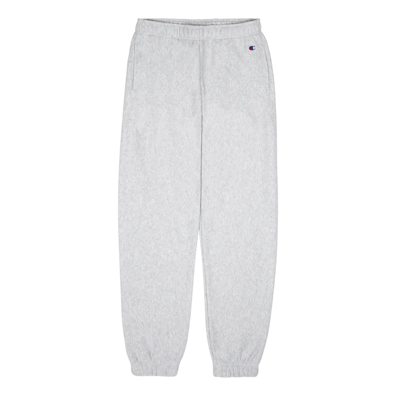 Elastic Cuff Pants Gray Melange Light