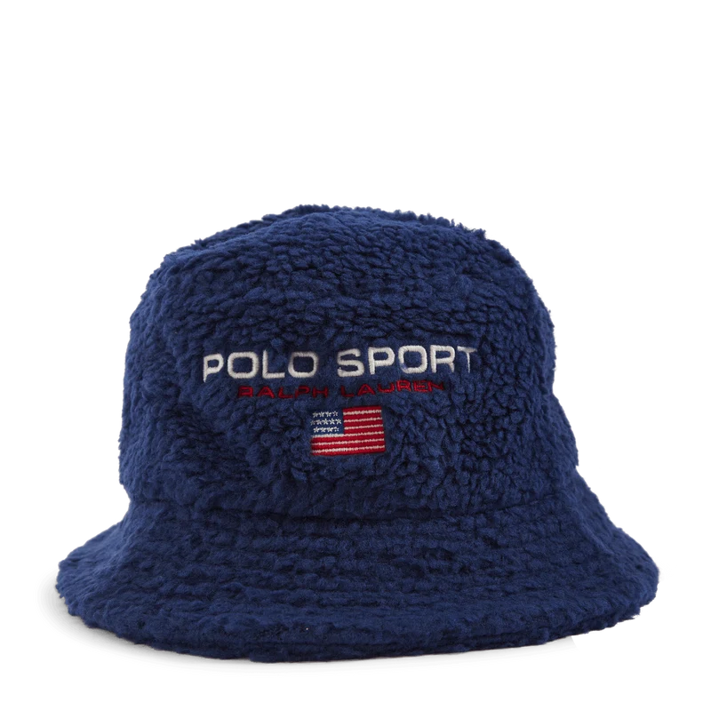 Polo Sport Fleece Bucket Hat Harrison Blue