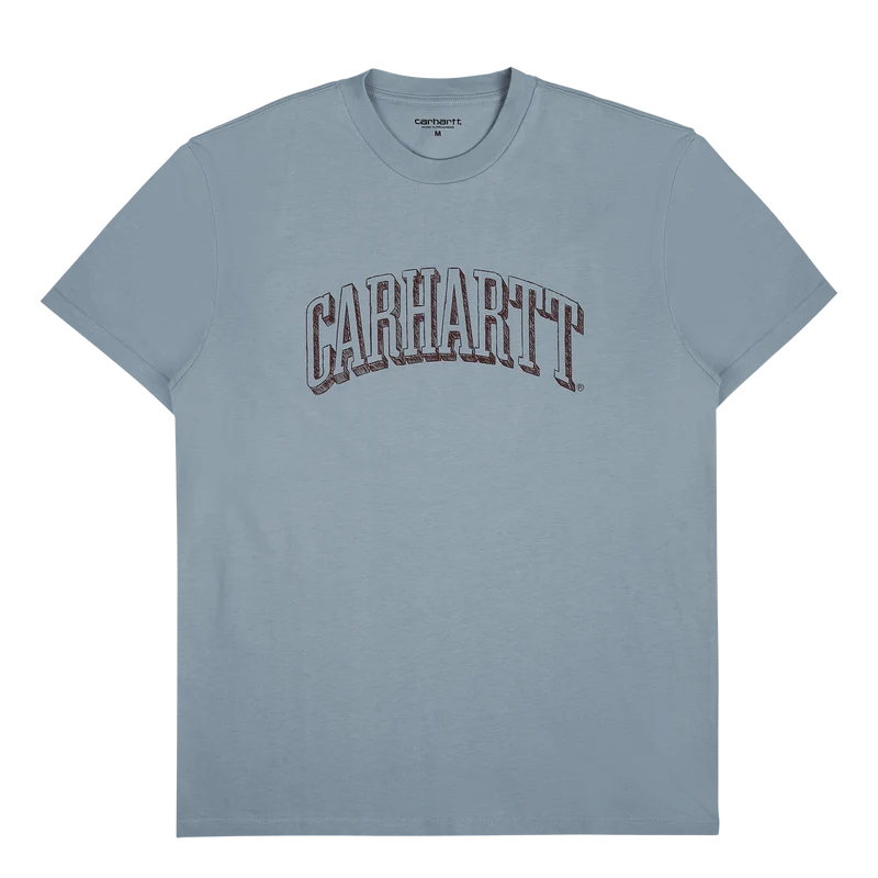 S/s Scrawl Script T-shirt Misty Sky / Corvina