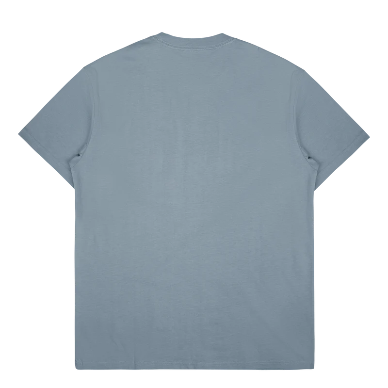 S/s Scrawl Script T-shirt Misty Sky / Corvina